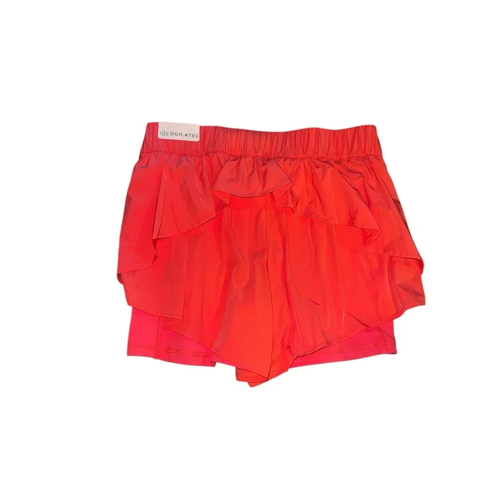 Blogilates ruffle shorts